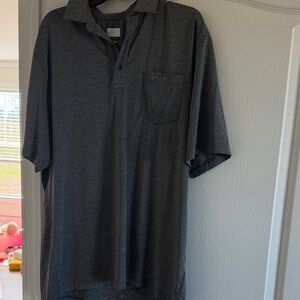 Greg Norman Men's Gray Polo Shirt